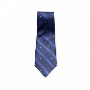 Van Heusen Navy Blue Dotted Tie